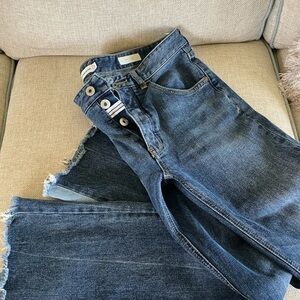 Pilcro and the Letterpress Blue Boot Cut Jeans